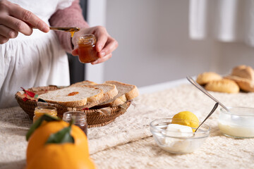 italian, Sardinian Breakfast.
Colazione Sarda e Italiana