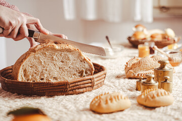 italian, Sardinian Breakfast.
Colazione Sarda e Italiana