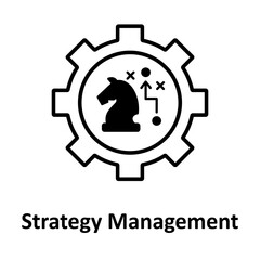Strategy settings vector icon easily modify


