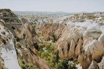 canyon in Cappadocia 
