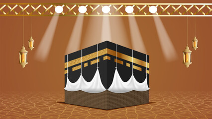 Luxury Islamic background and banner 