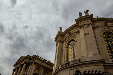 the facade of the cathedral
