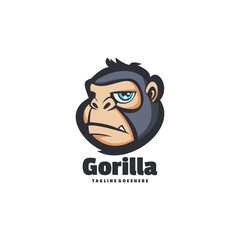Gorilla Logo Vector