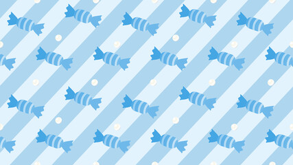 80‘sレトロポップブルーキャンディ★