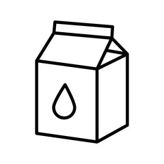 Milk Carton icon. sign for mobile concept and web design. vector illustration
