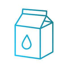 Milk Carton icon. sign for mobile concept and web design. vector illustration