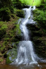 Naklejka premium Natural small waterfall near Bet - generative ai