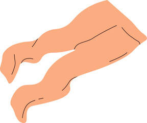 Trendy cloth flat icon Fashionable jeans