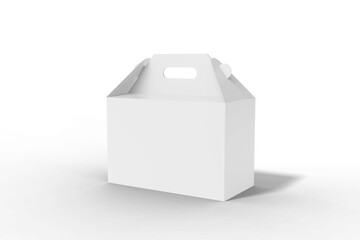 Half View of Food Delivery Box Transparent Background