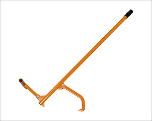 Vector Illustration Timberjack log lifter tools isolated on white background. Carpentry hand tools for felling and logging.