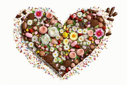 heart shaped chocolates