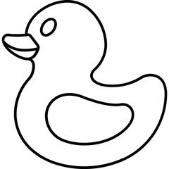 Baby duck Vector Icon fully editable

