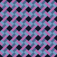 Diamonds and stripes seamless pattern