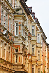 Obraz premium Low angle view of historical building in Leipzig