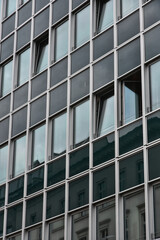 Low angle view of modern building in Leipzig