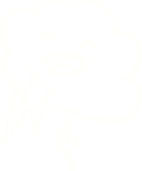 Obraz premium Lightning Storm Chalk Drawing