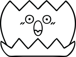 line drawing cartoon water lilly