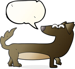 speech bubble cartoon dog