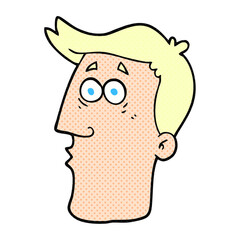 cartoon male face