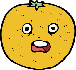 cartoon orange