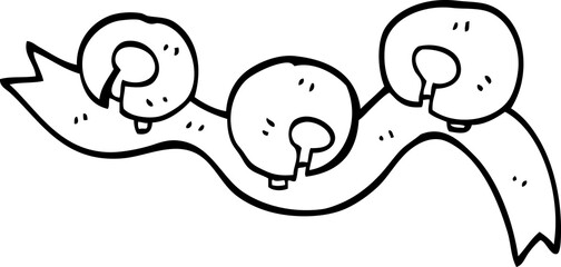 line drawing cartoon jingle bells