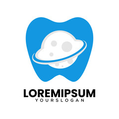 tooth logo design vector template