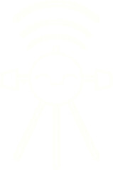 Satellite Chalk Drawing