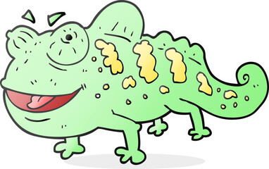 cartoon chameleon