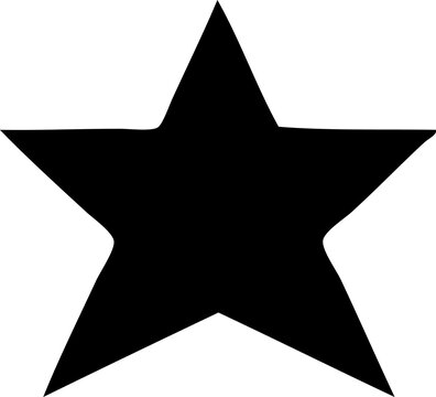flat symbol gold star