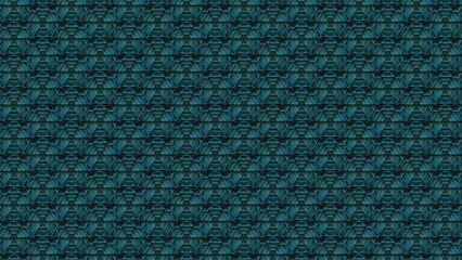 3D Futuristic hexagonal background Abstract geometric grid pattern