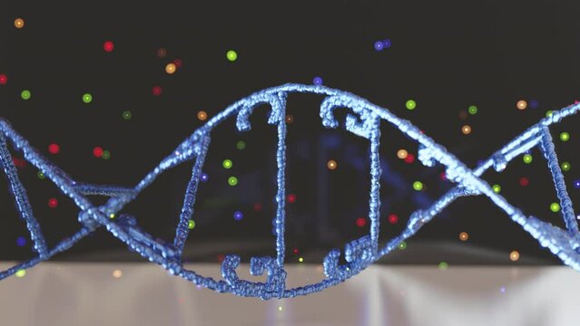 Gene Therapy Capsule with Double Helix (Opening/Closing)