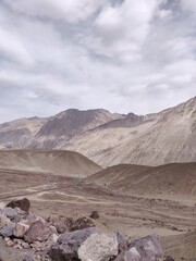 Valley  landscape in summer