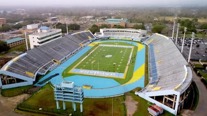 Baton Rouge, LA: A.W. Mumford Stadium on the campus of Southern University and AM College located in Baton Rouge, LA.
