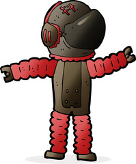 cartoon astronaut reaching © lineartestpilot