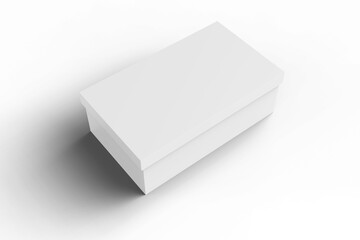 High Angle View of Shoe Box Transparent Background