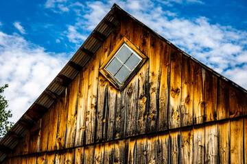 Old barn window