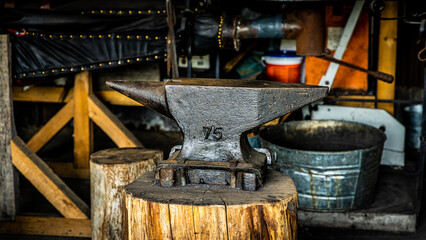Old blacksmith's anvil