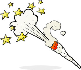 cartoon marijuana joint