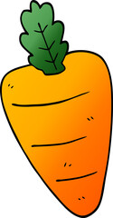 cartoon doodle carrot