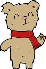 cartoon cute teddy bear
