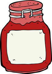 cartoon jam preserve