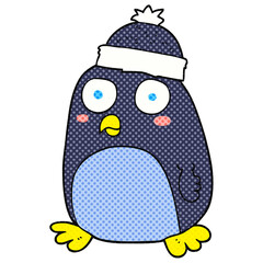 cartoon penguin