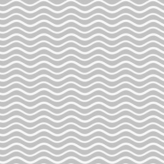 White Wave pattern seamless abstract background. Stripes wave pattern gray and white for design.