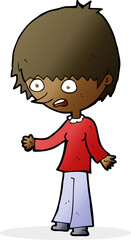 cartoon stressed out woman