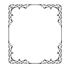 frames in vintage style with elements of ornament, art, pattern, background, texture