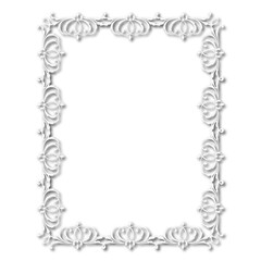 frames in vintage style with elements of ornament, art, pattern, background, texture