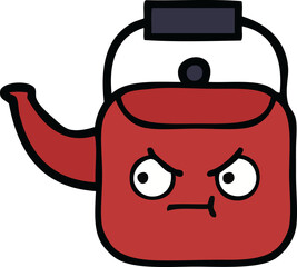 cute cartoon kettle