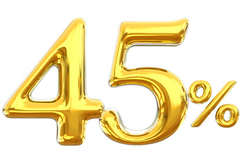 Percent 45 Golden Sale off discount