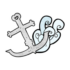 textured cartoon anchor