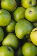 green apples background